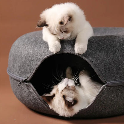 Purrfect Cat Doughnut Toy/Bed