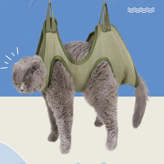 Purrfect Cat Grooming Hammock